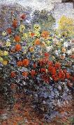 Claude Monet Detail from Monet-s Garden in Argenteuil France oil painting reproduction